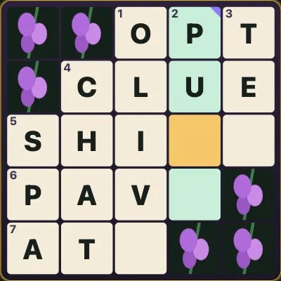 Foxglove Mini Crossword